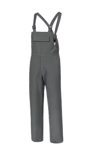 HB-Chemikalienschutz-Latzhose, 270 g/m, eisengrau